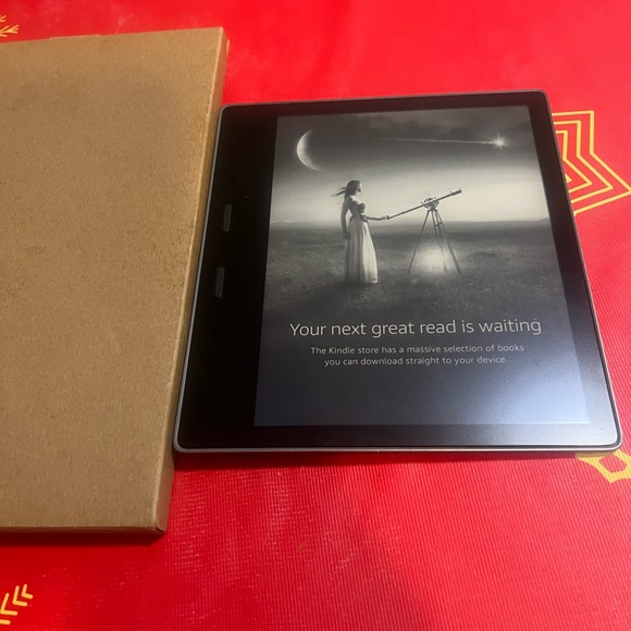 Kindle Oasis E-Reader - Black free mini pastel canvas tote bag  when buy this - Picture 2 of 5